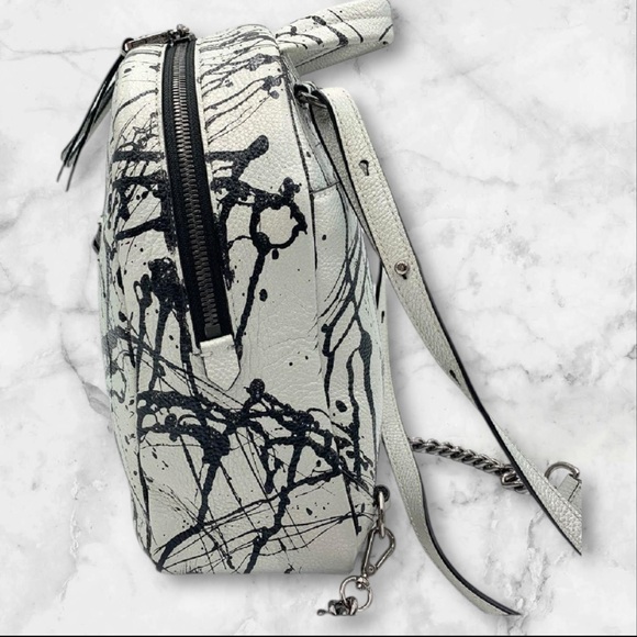 Henri Bendel Splatter Leather Backpack  - Rare Find - Picture 5 of 16
